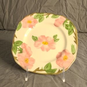 DESERT ROSE FRANCISCAN 60TH DIAMOND EDITION 2001 SQUARE 7.5" PLATE ENGLAND Set 8